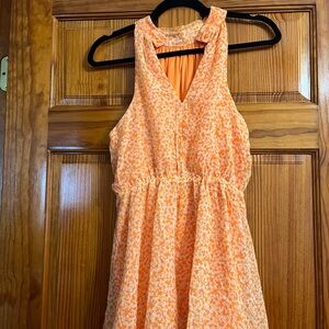 Sienna Sky Orange Floral Dress